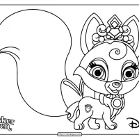 printable palace pets nuzzles pdf coloring pages