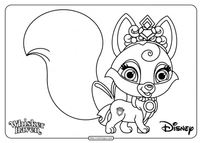 Printable Palace Pets Nuzzles Pdf Coloring Page