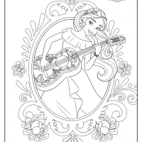 printable princess elena of avalor coloring book