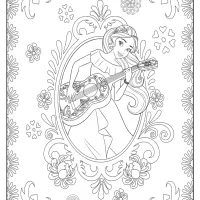 printable princess elena of avalor coloring pages