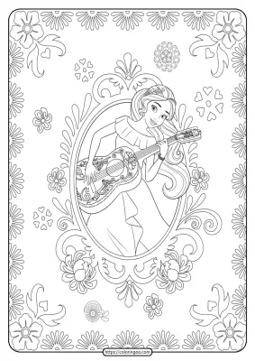 Princess Elena Of Avalor Pdf Coloring Pages