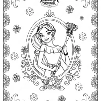 printable princess elena of avalor pdf coloring pages