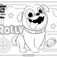 Printable Puppy Dog Pals Rolly Coloring Book Page 37 printable puppy dog pals rolly coloring book page