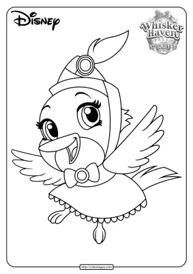 Printable Palace Pets Ms. Featherbon Coloring Pages