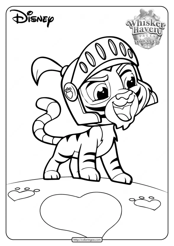Printable Whisker Haven Palace Pets Coloring Pages 1 printable whisker haven tales palace pets coloring pages