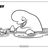 Disney Finding Dory and Bailey Coloring Pages