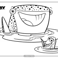 Disney Finding Dory and Destiny Coloring Pages