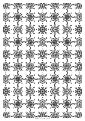 Free Printable Geometric Pattern PDF Book 017