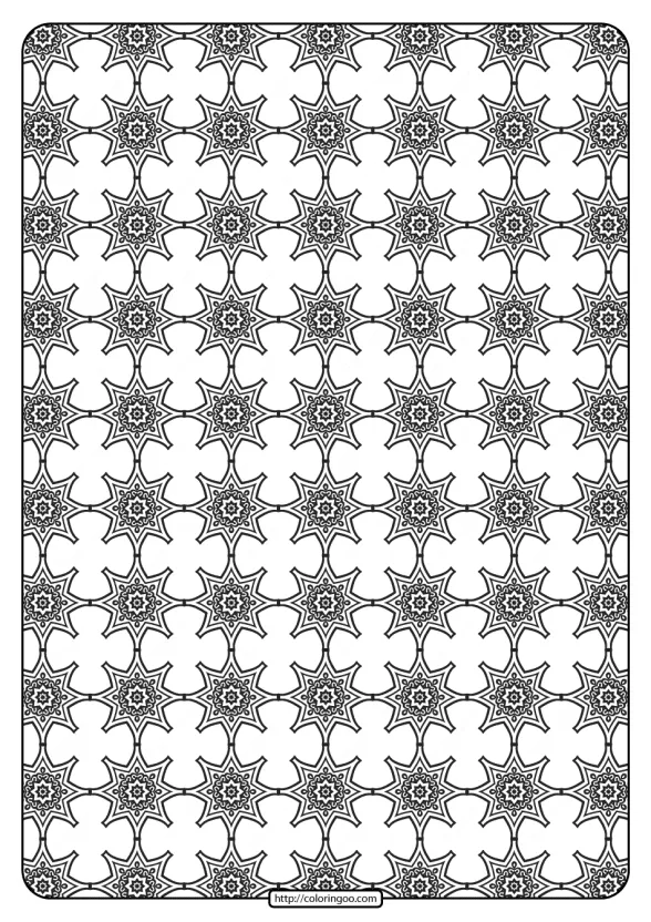 Free Printable Geometric Pattern PDF Book 017 1 Free Printable Geometric Pattern PDF Book 017