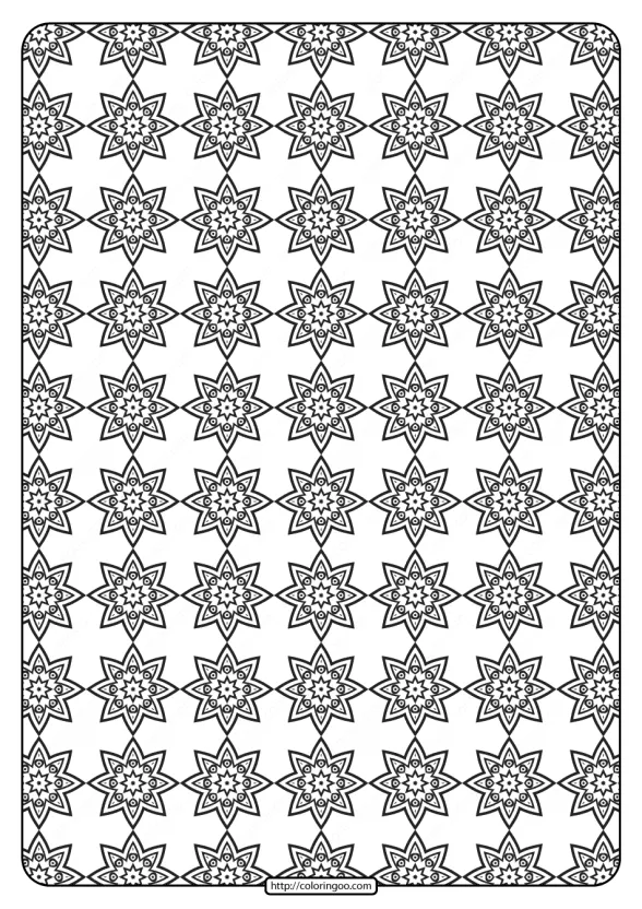 Free Printable Geometric Pattern PDF Book 019 1 Free Printable Geometric Pattern PDF Book 019
