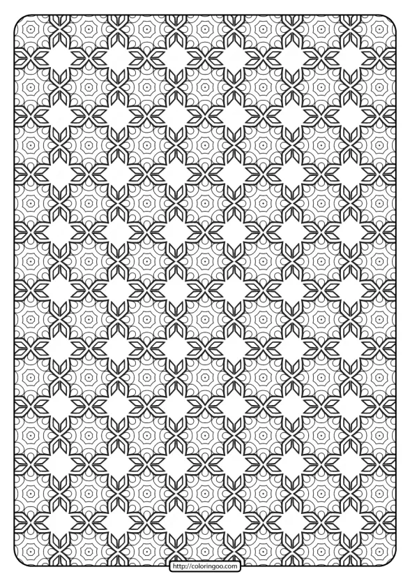 Free Printable Geometric Pattern PDF Book 020 1 Free Printable Geometric Pattern PDF Book 020