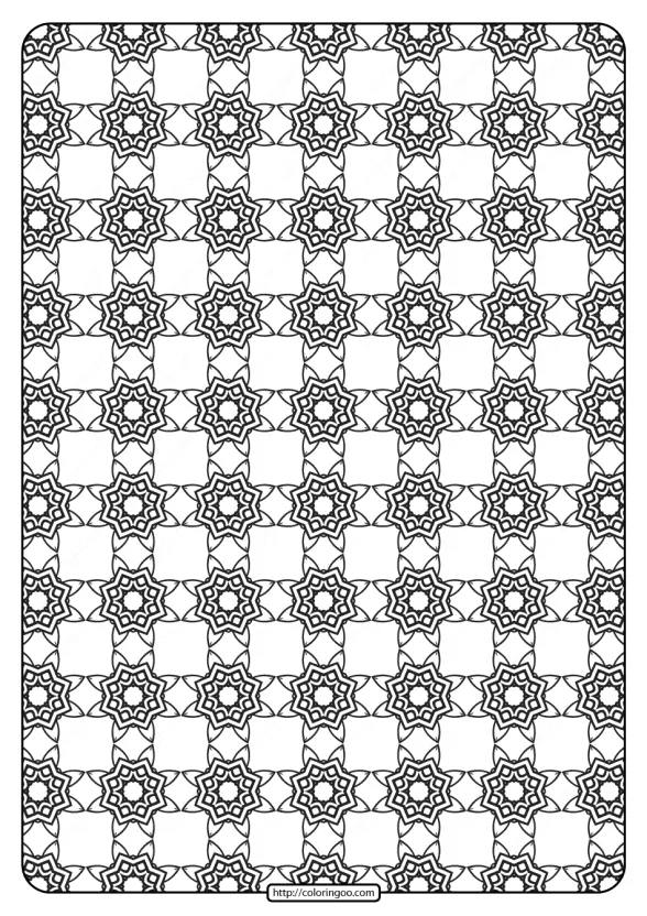 Free Printable Geometric Pattern PDF Book 021 1 Free Printable Geometric Pattern PDF Book 021
