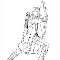 Marvel Avengers Hawkeye Pdf Coloring Pages 6 Marvel Avengers Hawkeye Pdf Coloring Pages