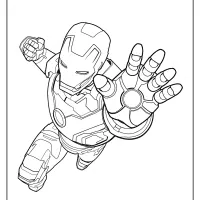 Marvel Avengers Iron Man Pdf Coloring Pages
