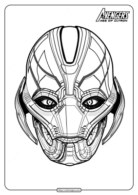 Marvel The Avengers Ultron Pdf Coloring Pages