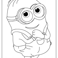Printable Minions Pdf Coloring Page