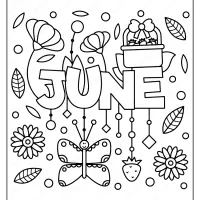 Free Printable June Pdf Coloring Page 39 free printable june pdf coloring page
