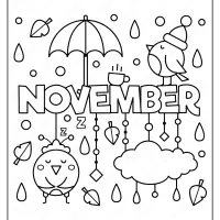 Free Printable November Pdf Coloring Page 19 free printable november pdf coloring page