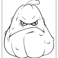 Plants vs Zombies Squash Pdf Coloring Page 11 plants vs zombies squash pdf coloring page