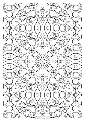 Printable Abstract Pattern Adult Coloring Pages-01
