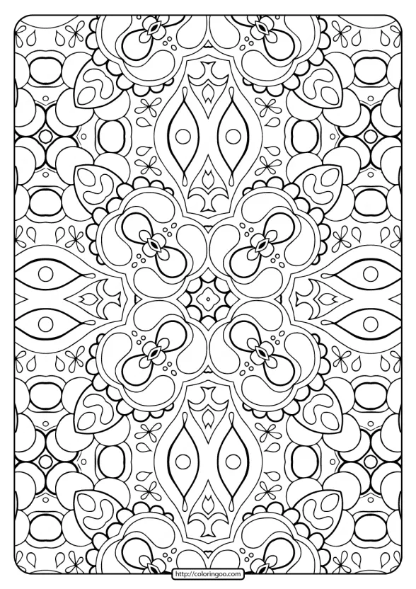 printable abstract pattern adult coloring pages 01