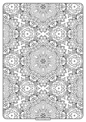 Printable Abstract Pattern Adult Coloring Pages-03