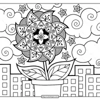 printable adult pdf coloring page book 10