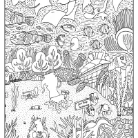 printable disney where is dory pdf coloring pages 04