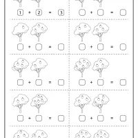 printable math addition to ten 10 worksheet