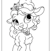 printable palace pets page pdf coloring pages