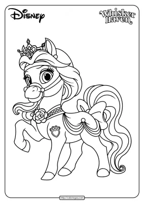 Printable Palace Pets Petit Coloring Page
