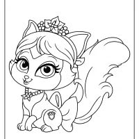 printable palace pets plumdrop pdf coloring pages