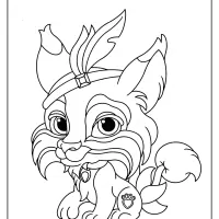 printable palace pets pounce pdf coloring pages