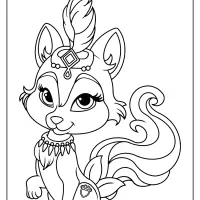 printable palace pets river coloring pages