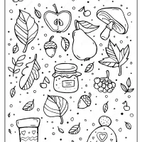 Printable Signs of Fall Pdf Coloring Page 22 printable signs of fall pdf coloring page