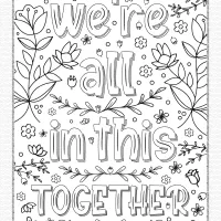 we are all in this together printable coloring page 1