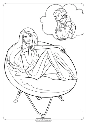 Free Printable Barbie Coloring Pages 02