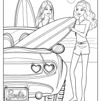 free printable barbie coloring pages 10