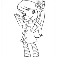 free printable cherry jam sings tge song coloring