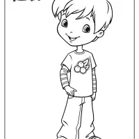 free printable huckleberry pie pdf coloring page