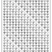Free Printable Lots of Hearts Pdf Coloring Page 76 free printable lots of hearts coloring page