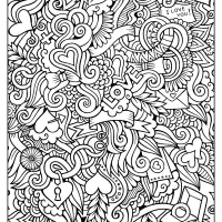 Free Printable Love Doodle Pdf Coloring Page 4 free printable love doodle coloring pages