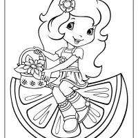 Free Printable Orange Blossom Pdf Coloring Page