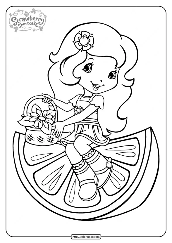 Free Printable Orange Blossom Pdf Coloring Page 1 Free Printable Orange Blossom Pdf Coloring Page