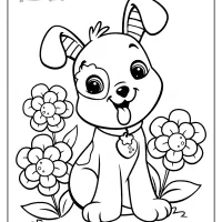 free printable strawberry pupcake coloring page