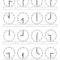 free printable what time is it exercise worksheet 01