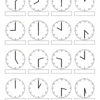 free printable what time is it exercise worksheet 04