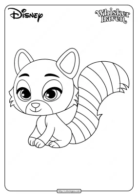 Printable Palace Pets Chai Pdf Coloring Page