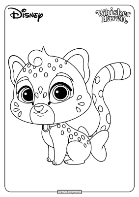 Printable Palace Pets Sandstorm Pdf Coloring Page