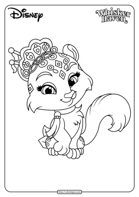 Printable Palace Pets Snowpaws Pdf Coloring Page